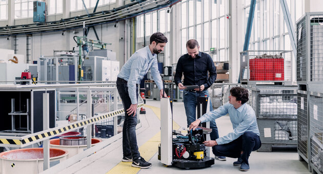 Prof. Dr.-Ing. Jens Lambrecht, Thomas Staufenbiel, Dr. Eugen Funk © Gestalt Robotics