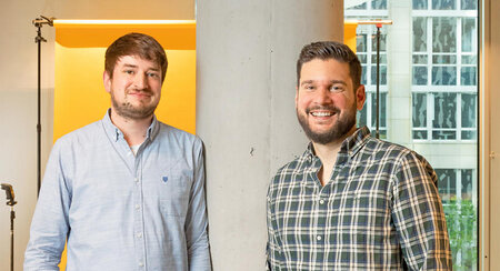 Milos Rusic and Malte Pietsch launched the start-up Deepset. © Amin Akhtar